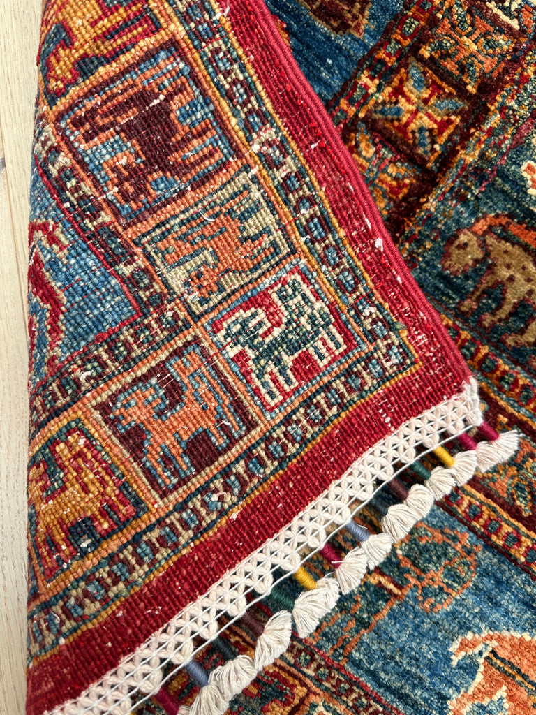 Afghan handmade rug,Chobi . Size: 260x184 cm