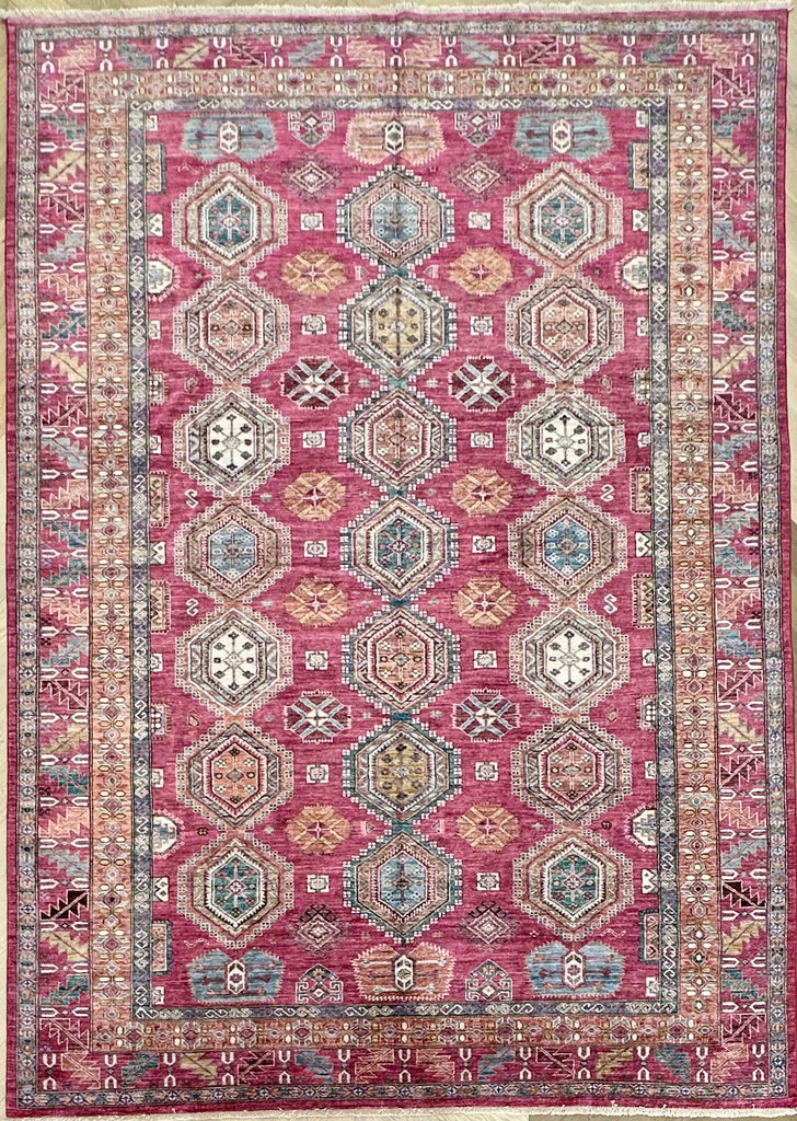 Afghan handmade rug,Chobi. Size:354x250 cm