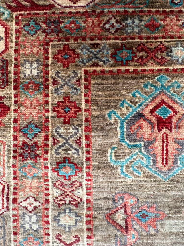 Afghan handmade rug,Chobi. Size: 237x174 cm