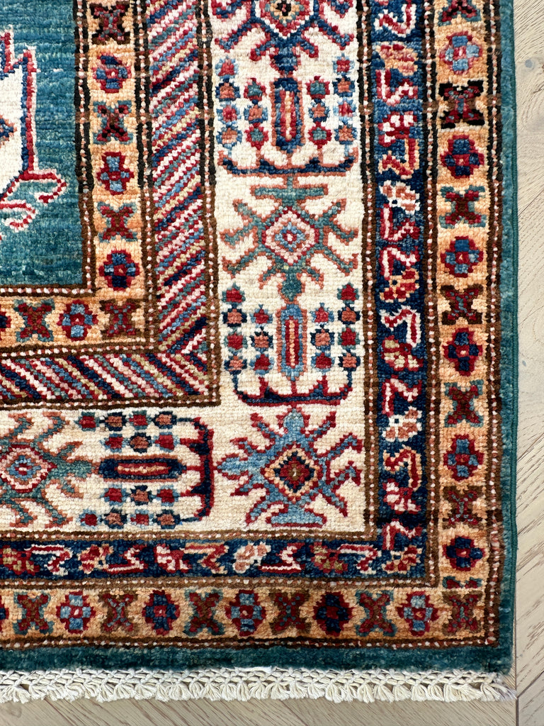 Afghan handmade rug,Chobi . Size: 220x150 cm