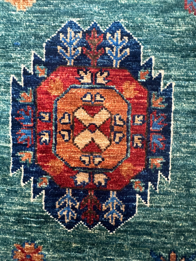 Afghan handmade rug,Chobi. Size:368x276cm