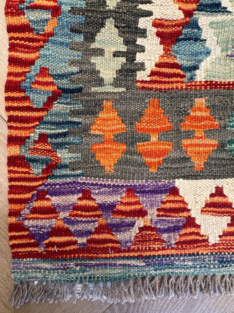 Afghan hand made Kilim runner 415x79cm