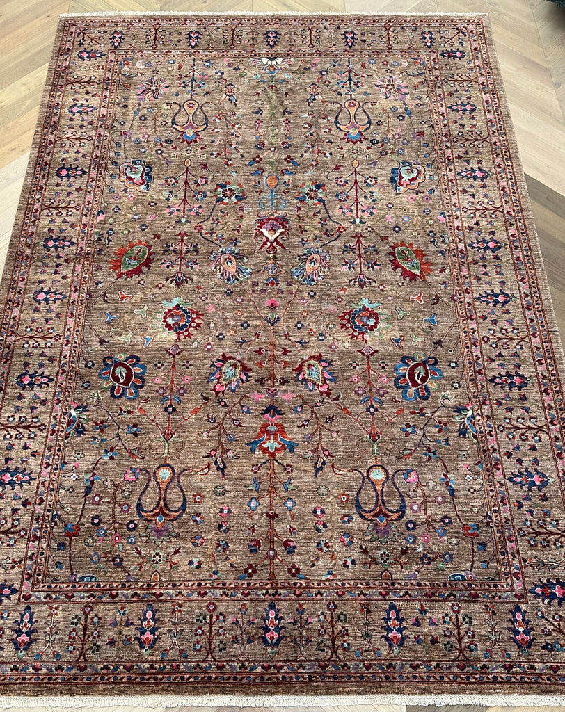 Afghan handmade rug,Chobi. Size:372x253 cm