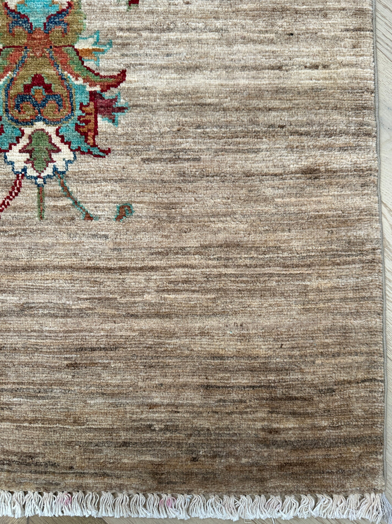 Afghan handmade rug,Chobi . Size: 184x152 cm