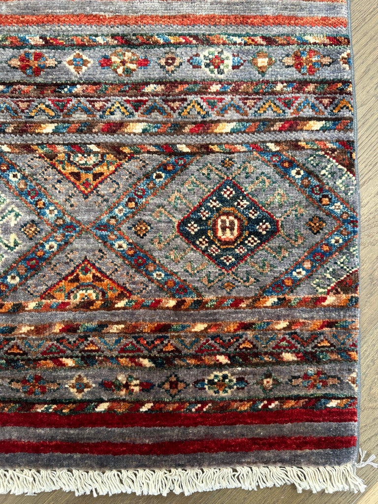 Afghan handmade rug,Chobi . Size: 191x150 cm