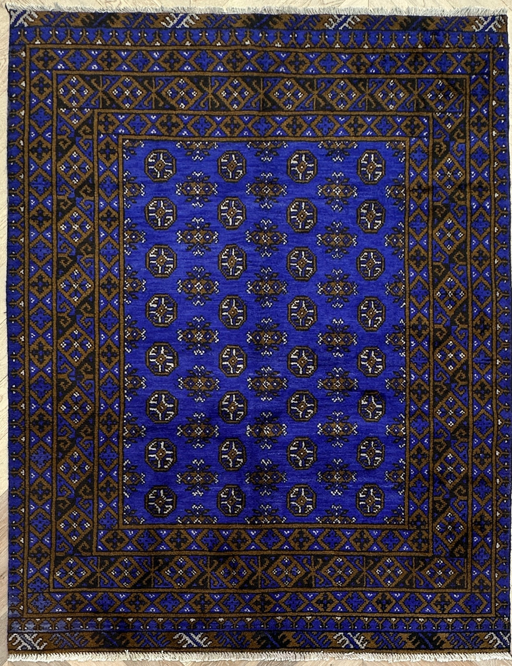 Afghan handmade rug,Chobi. Size: 195x155 cm