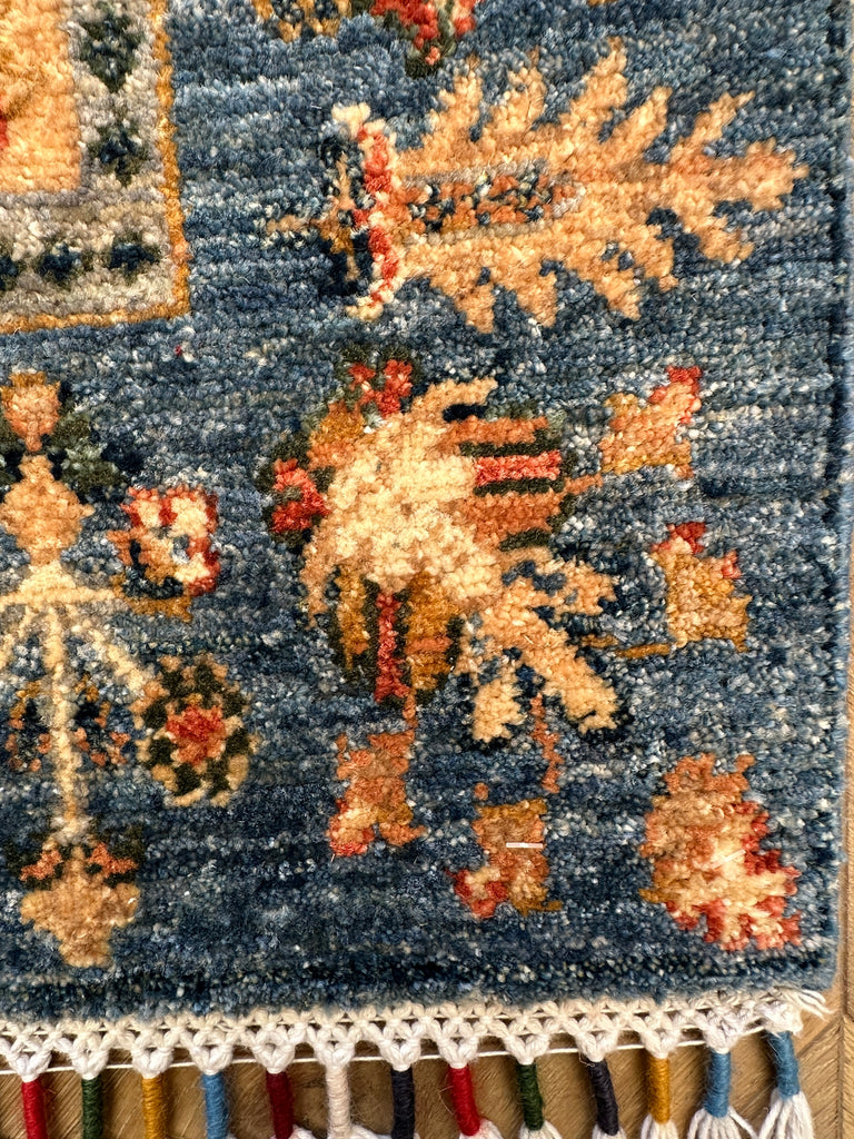 Afghan handmade Chobi runner 282x79 cm