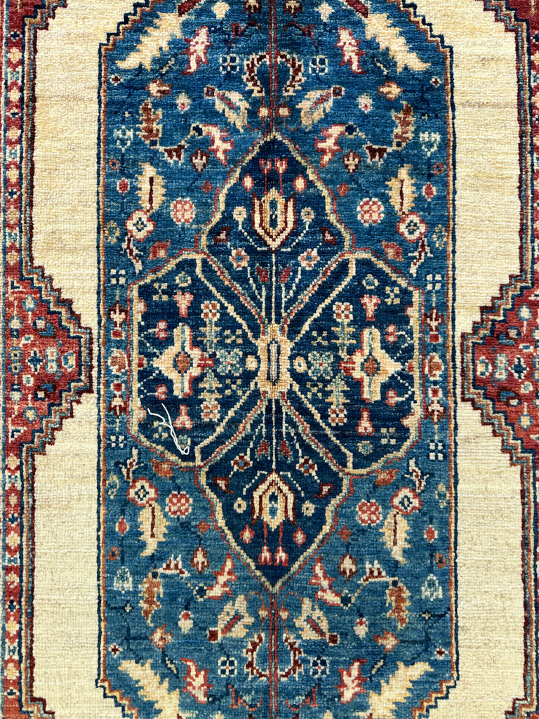 Afghan handmade chobi runner 357x85cm
