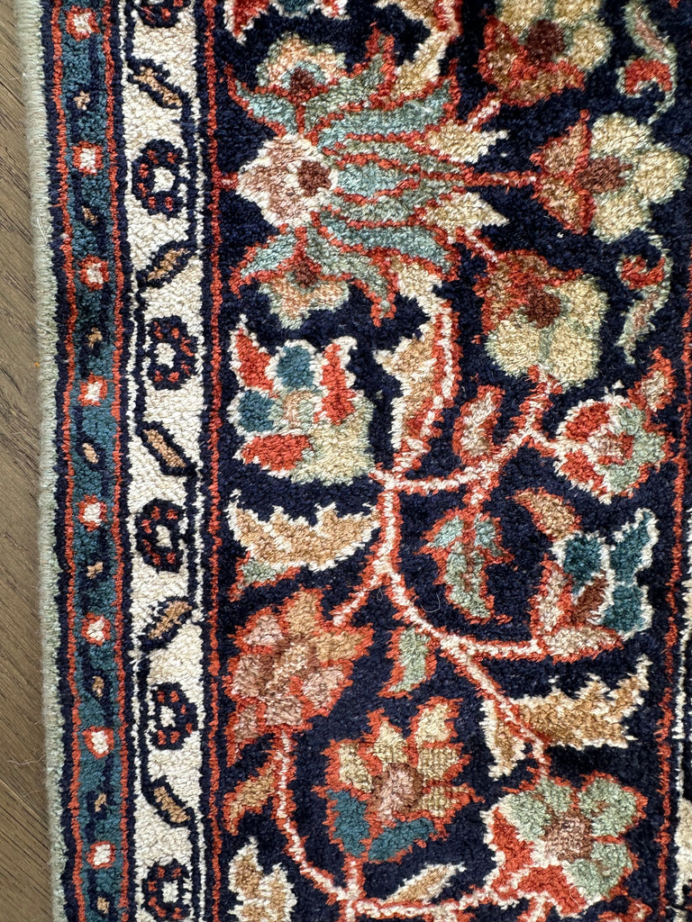 Vintage Turkish handmade rug 185x123 cm
