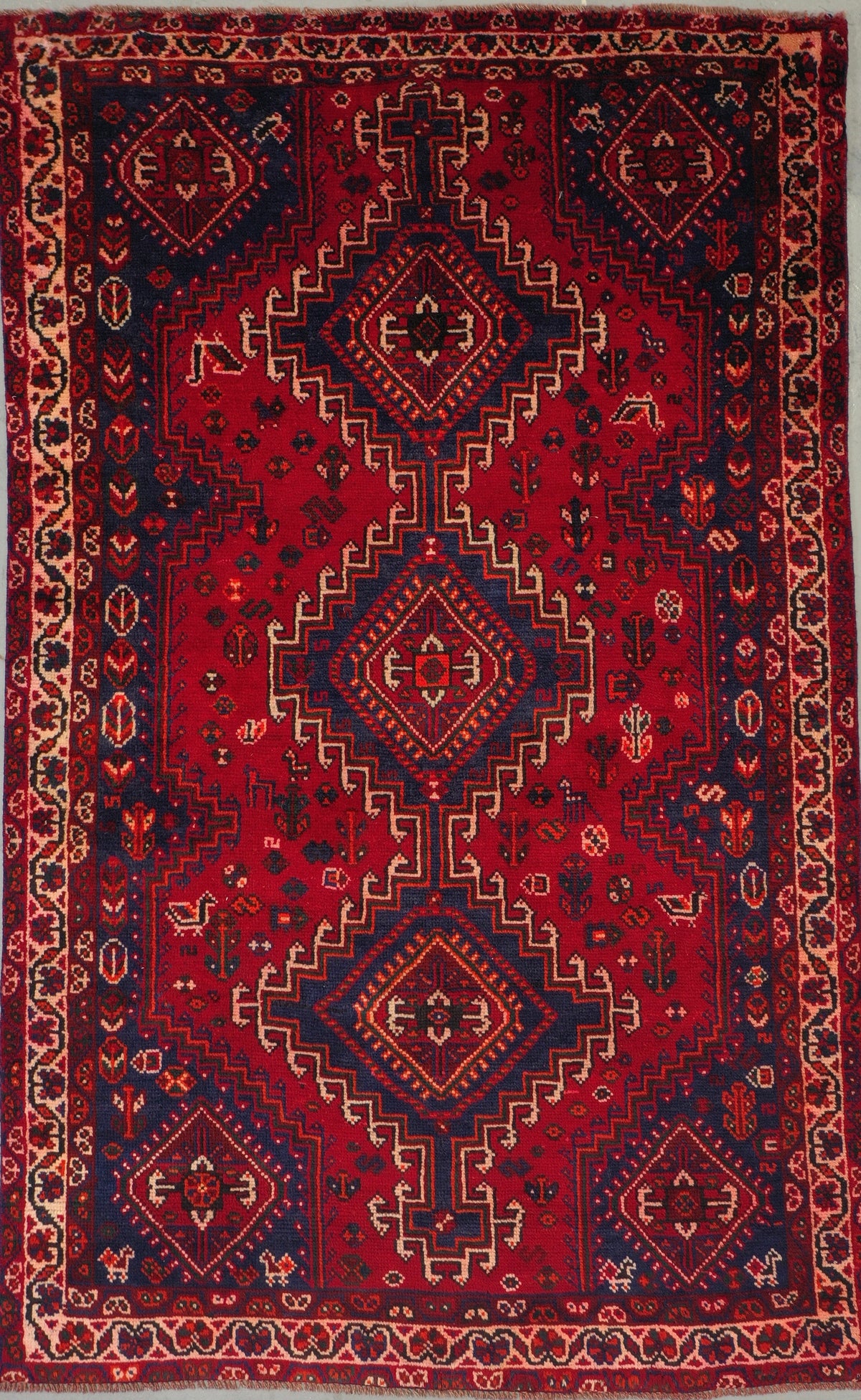 Afghan Vintage Sarouk rug 244x151