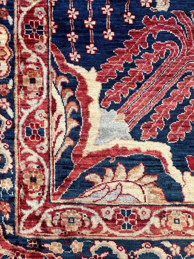 Afghan handmade rug,Chobi. Size:356x264cm