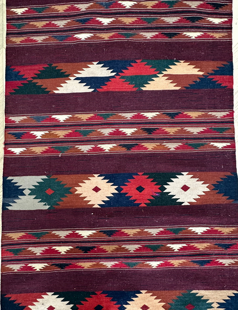 Handmade Herati Sumak Runner| 312x85 cm