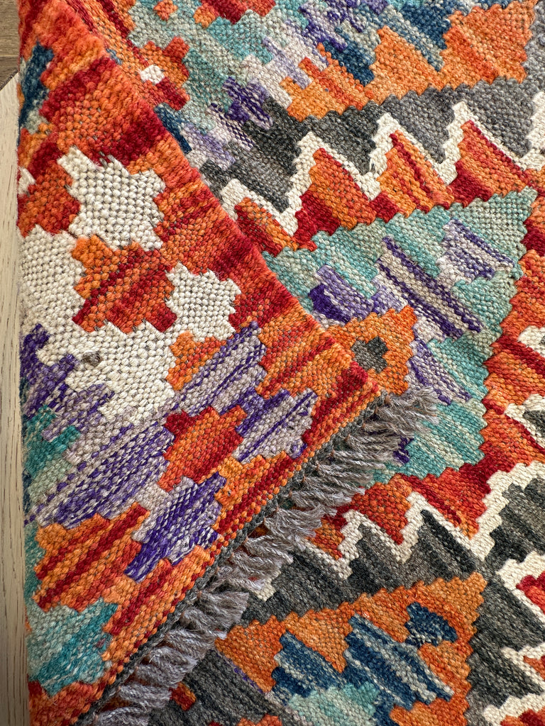 Afghan hand made Kilim runner 300x80 cm