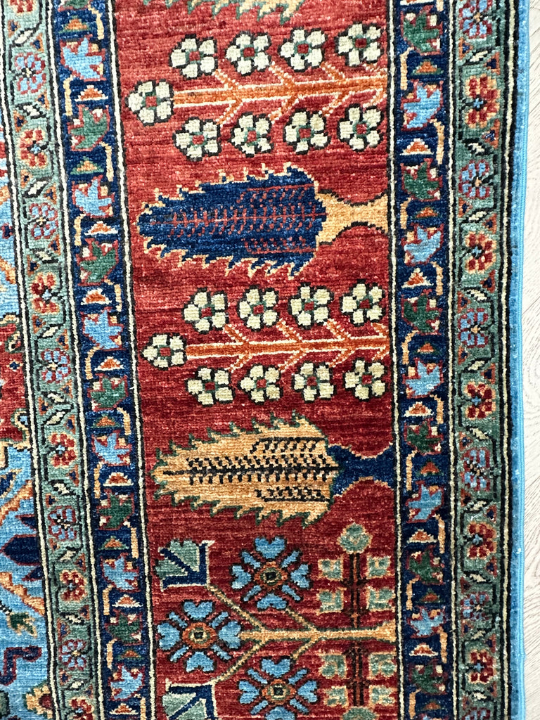Afghan handmade rug,Chobi. Size:363x272cm