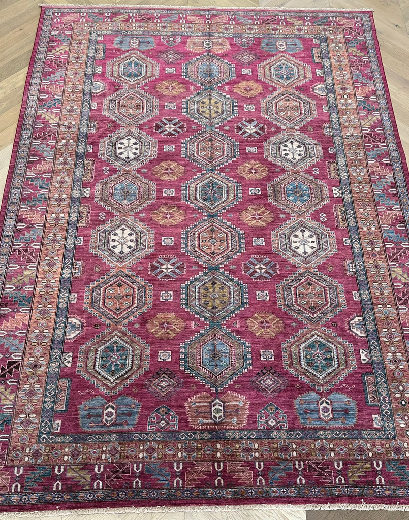 Afghan handmade rug,Chobi. Size:354x250 cm