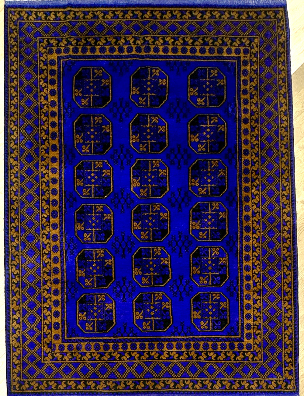 Afghan handmade rug,Chobi. Size: 278x203 cm