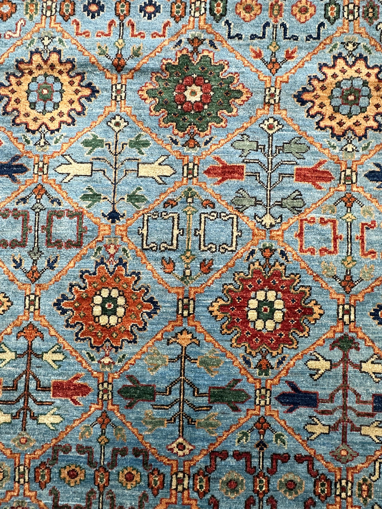 Afghan handmade rug,Chobi. Size:363x272cm