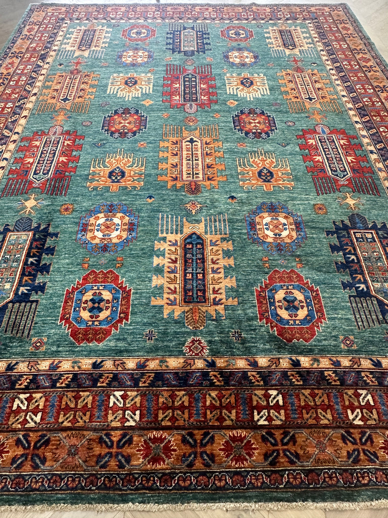 Afghan handmade rug,Chobi. Size:368x276cm