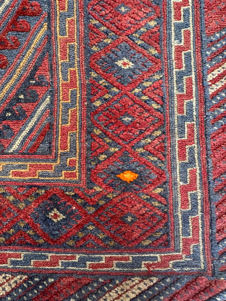 HANDMADE AFGHAN MUSHWANI KILIM 278x207 CM