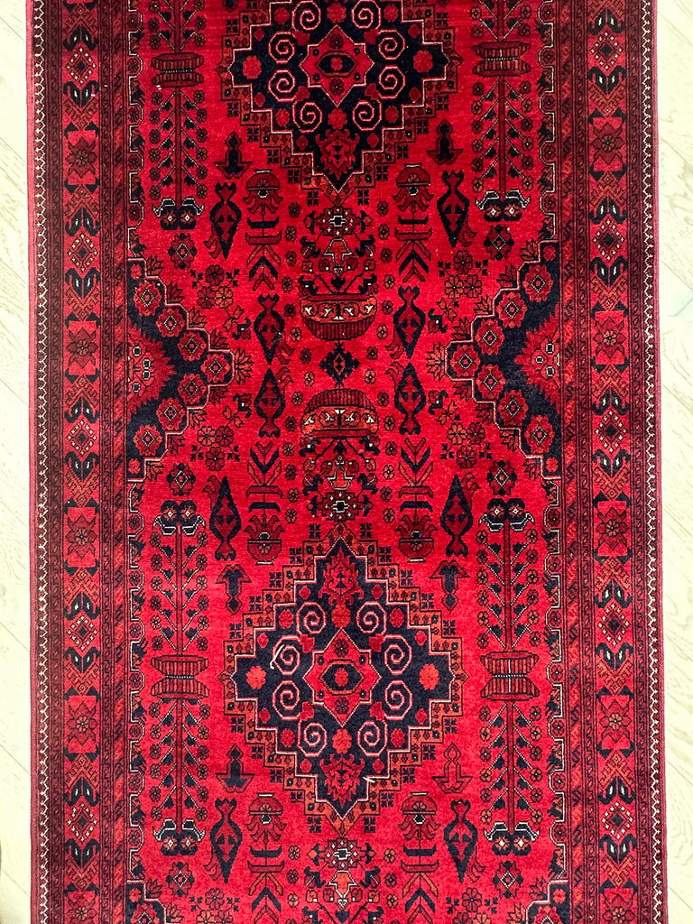 Afghan elephant foot runner 300x90 cm