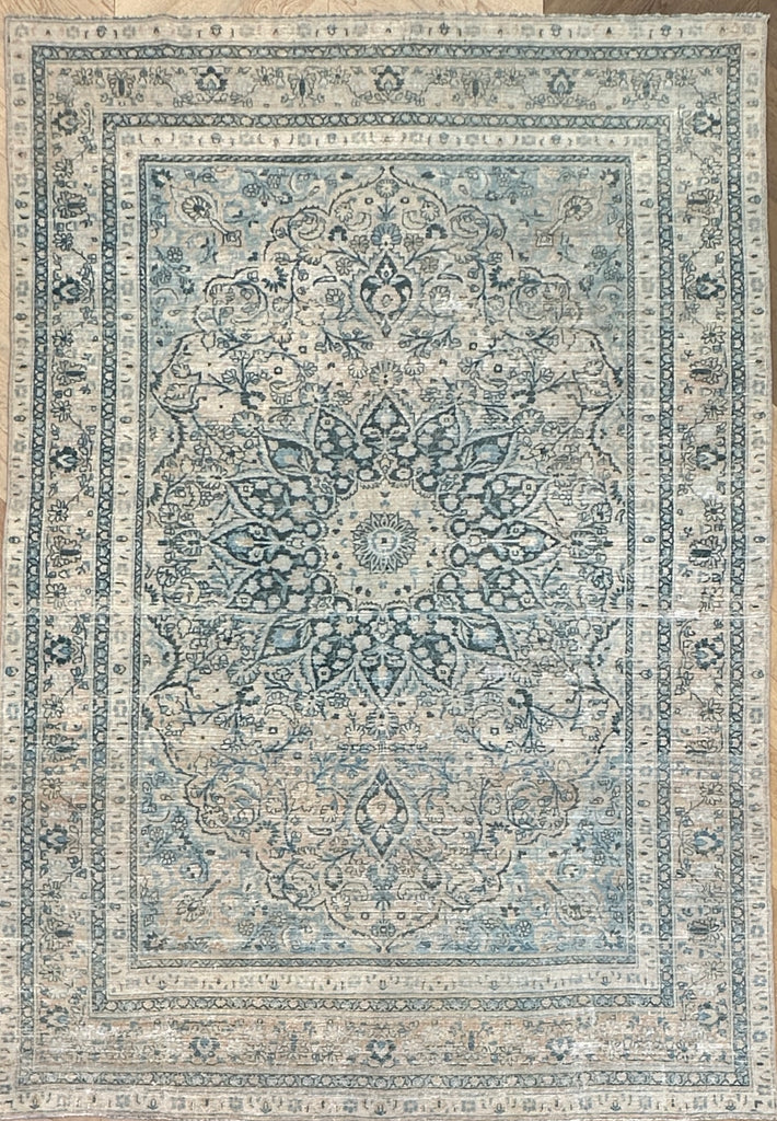 Vintage Turkish  handmade rug 280x194 cm