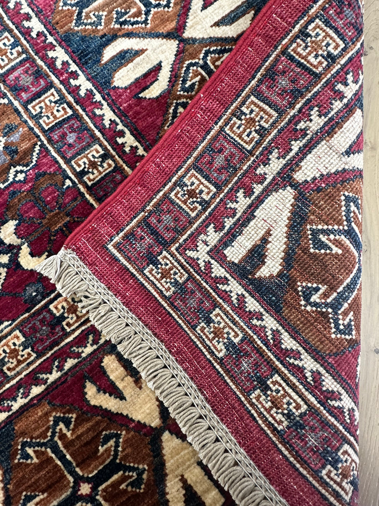 Afghan handmade rug,Chobi. Size:340x230 cm