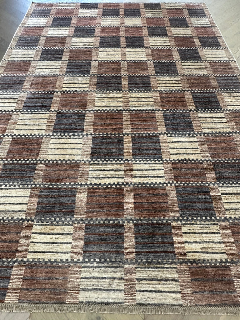 Afghan handmade rug,Chobi. Size:339x238 cm