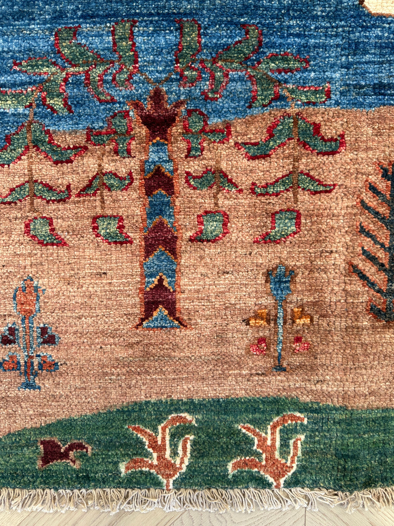 Afghan handmade rug,Chobi . Size: 250x174 cm