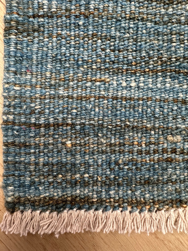 Handmade Afghan  Sumak weave Rug | 286x219 cm