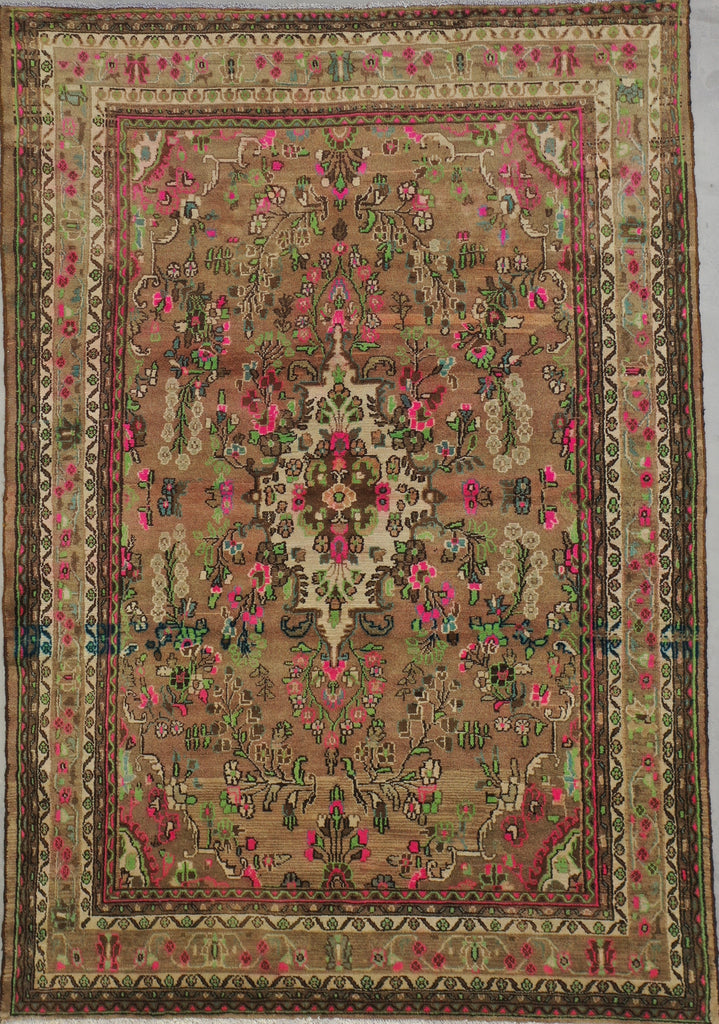 Afghan Vintage Sarouk rug 296x202