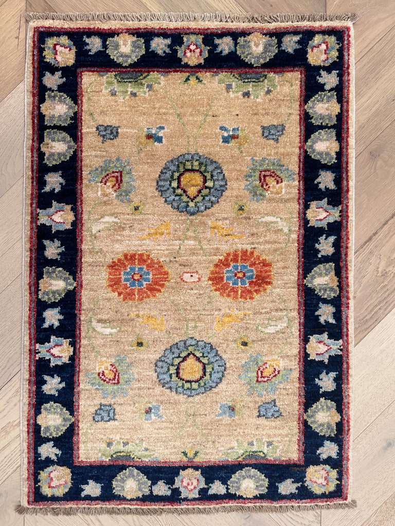 Handmade Afghan door mat rug