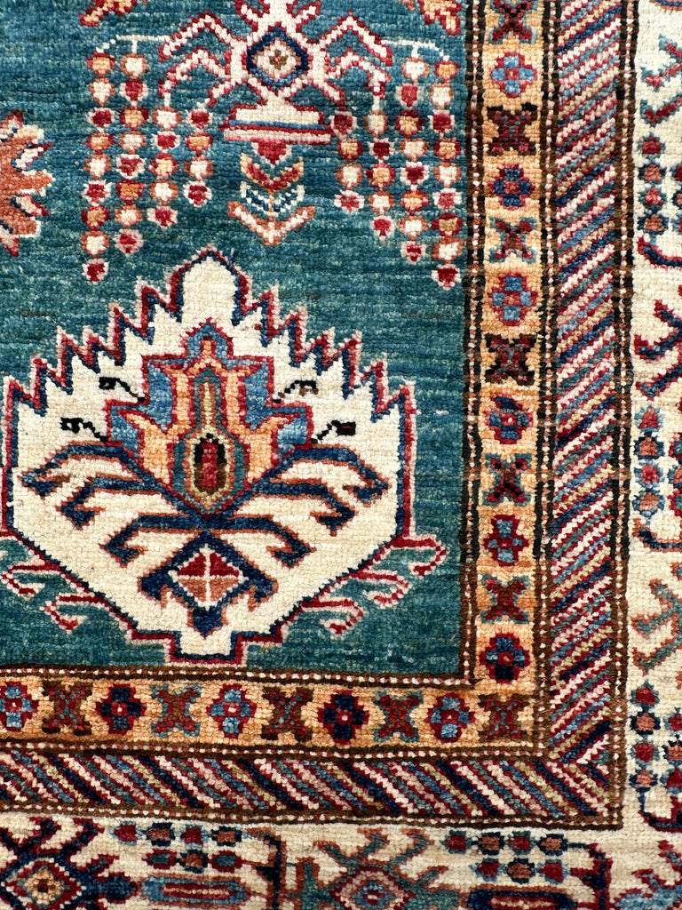Afghan handmade rug,Chobi . Size: 220x150 cm