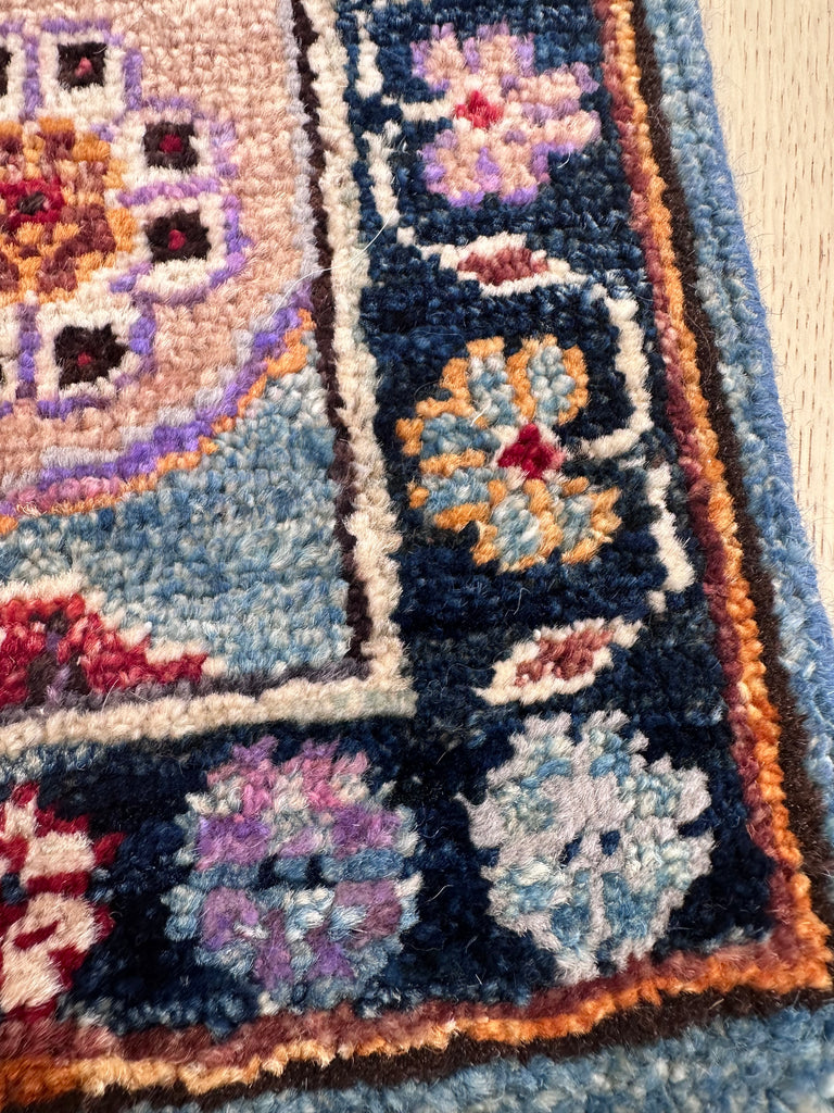 Handmade Afghan door mat rug