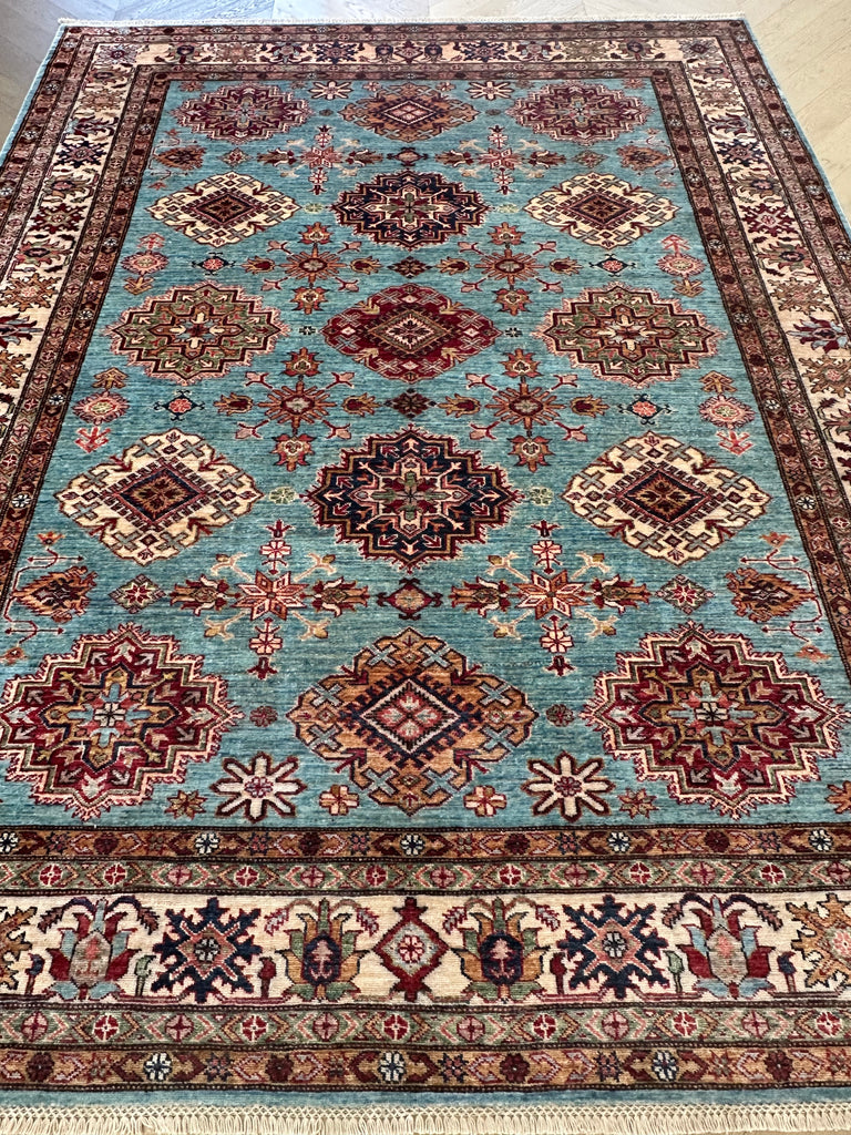 Afghan handmade rug,Chobi. Size:303x240cm