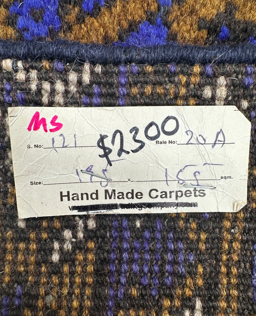 Afghan handmade rug,Chobi. Size: 195x155 cm