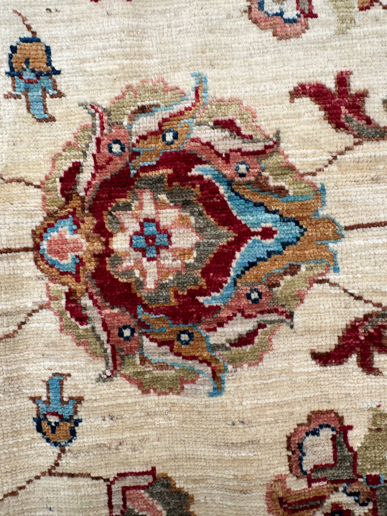 Afghan handmade rug,Chobi . Size: 293x198 cm