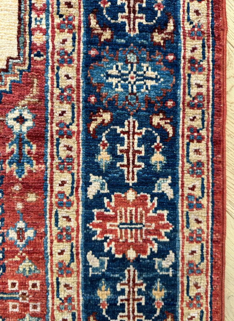 Afghan handmade chobi runner 357x85cm