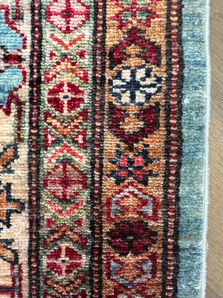 Afghan handmade rug,Chobi. Size:303x240cm