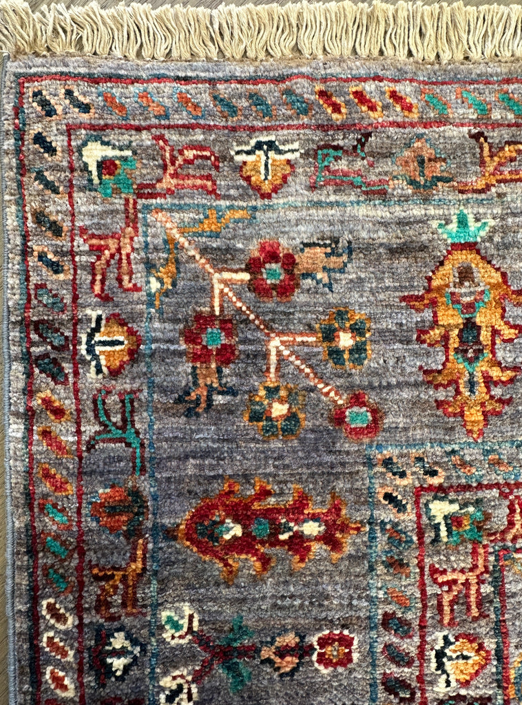 Afghan handmade rug,Chobi. Size: 196x146 cm