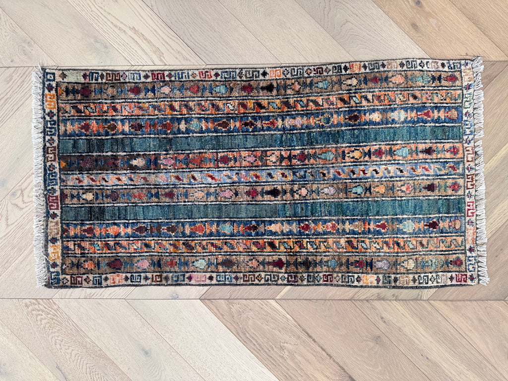 Handmade Afghan door mat rug