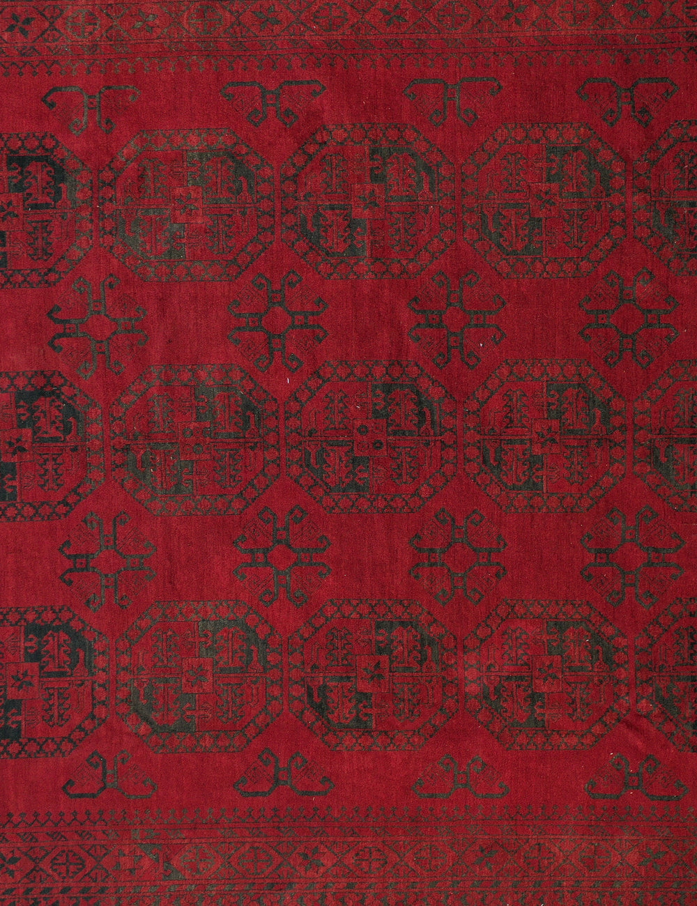 Afghan elephant foot rug 363x312cm