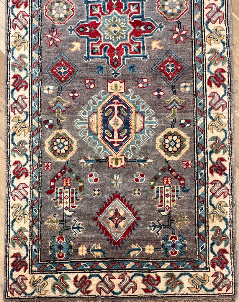 Kazak handmade runner 287x78 cm