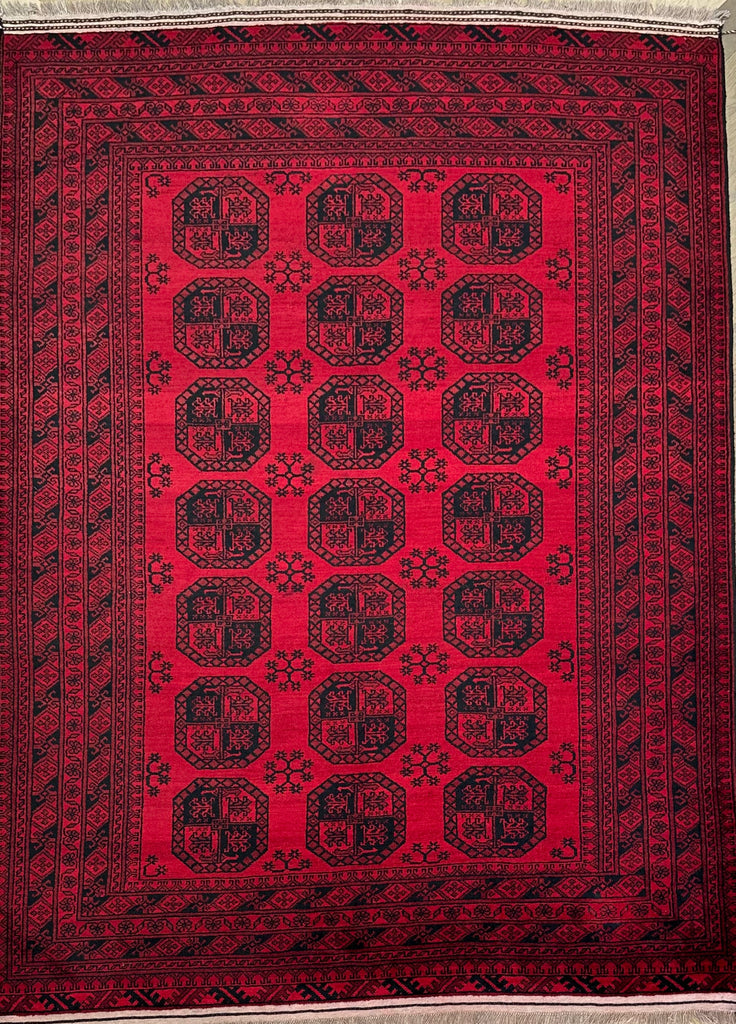 Khal Mohammadi 293x210 cm- Traditional red rug