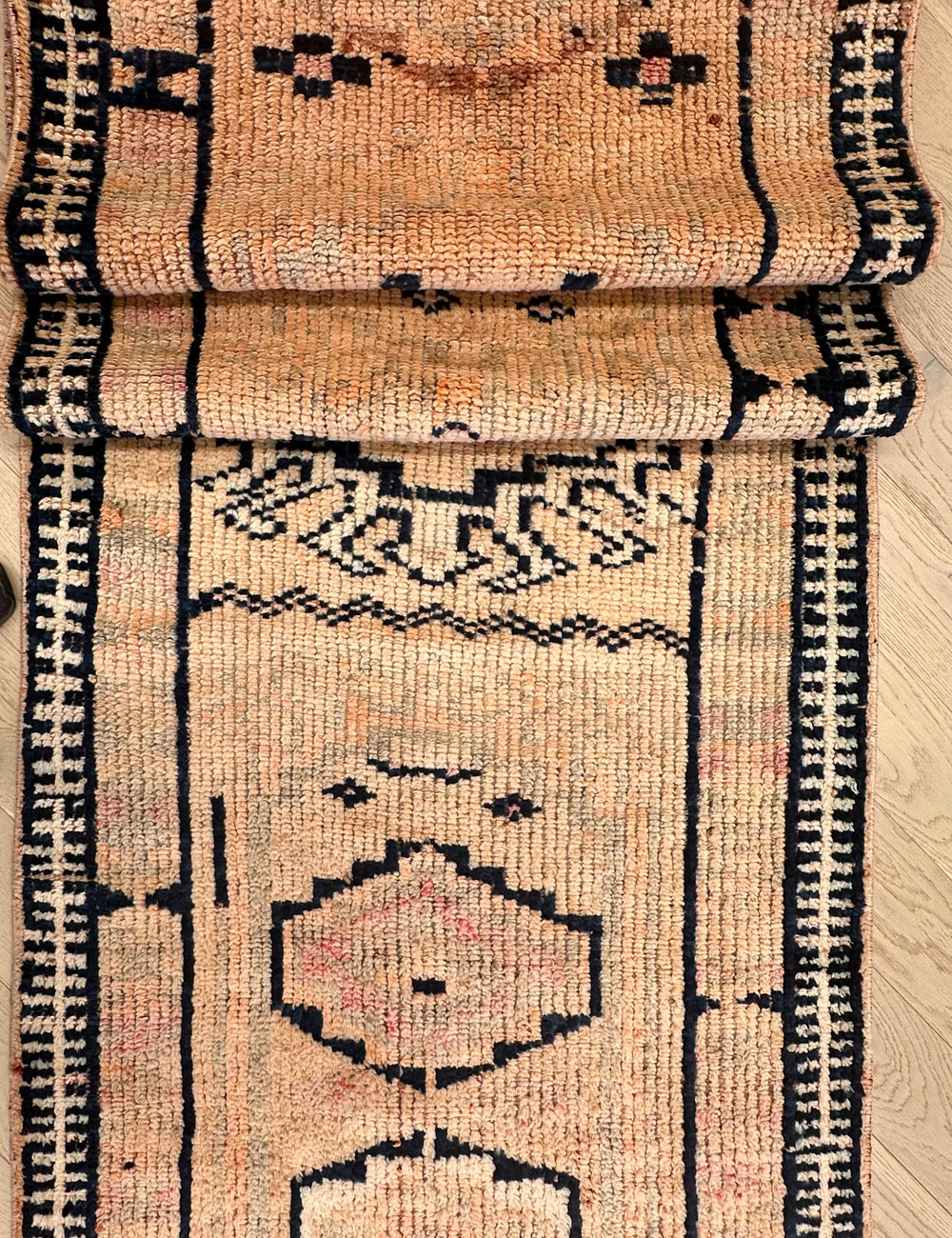 Turkish hand made runner 391x81 cm