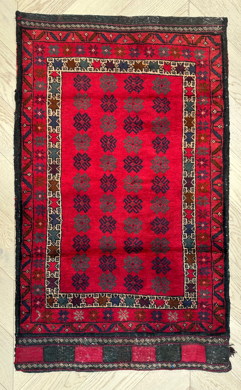 Handmade Afghan tribal Saddle bag/Cushion.Size 110 x67 cm
