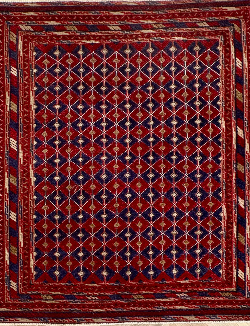 HANDMADE AFGHAN MUSHWANI KILIM | 188x171 CM|