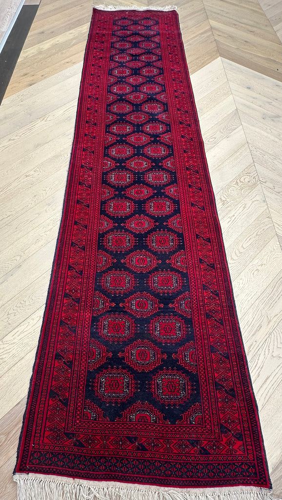 Khoja Roshnai handmade runner 373x83 cm