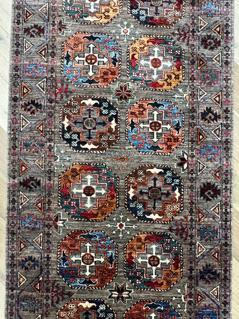 Hand made Chobi rug-runner 300x81 cm