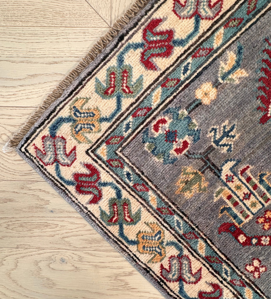 Kazak handmade runner 287x78 cm