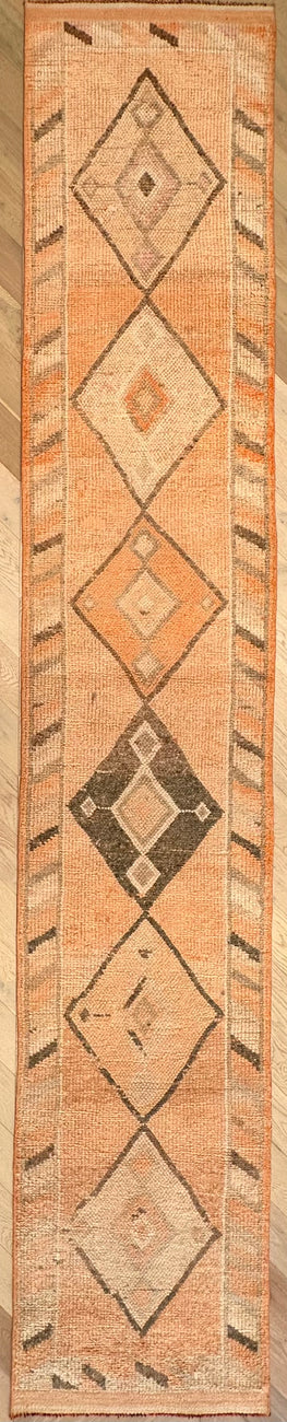 Turkish hand made runner 420x76 cm